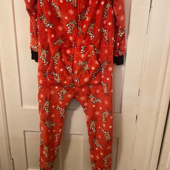 Christmas Pajama Onesie Full Length EUC Women’s Medium - Picture 6 of 6